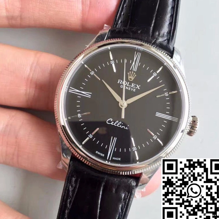 V4 Cellini 626 MKS Rolex ZeroBulk Dial Black Factory 50509 0729